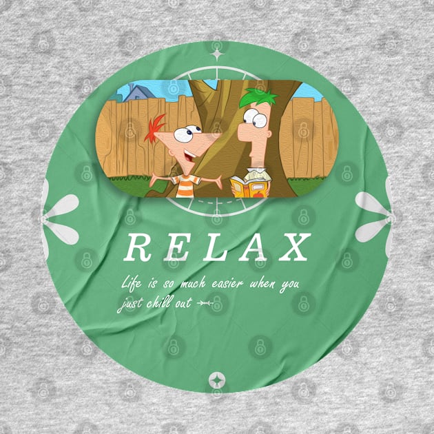 Phineas and Ferb chill out 03 by Nangers Studio